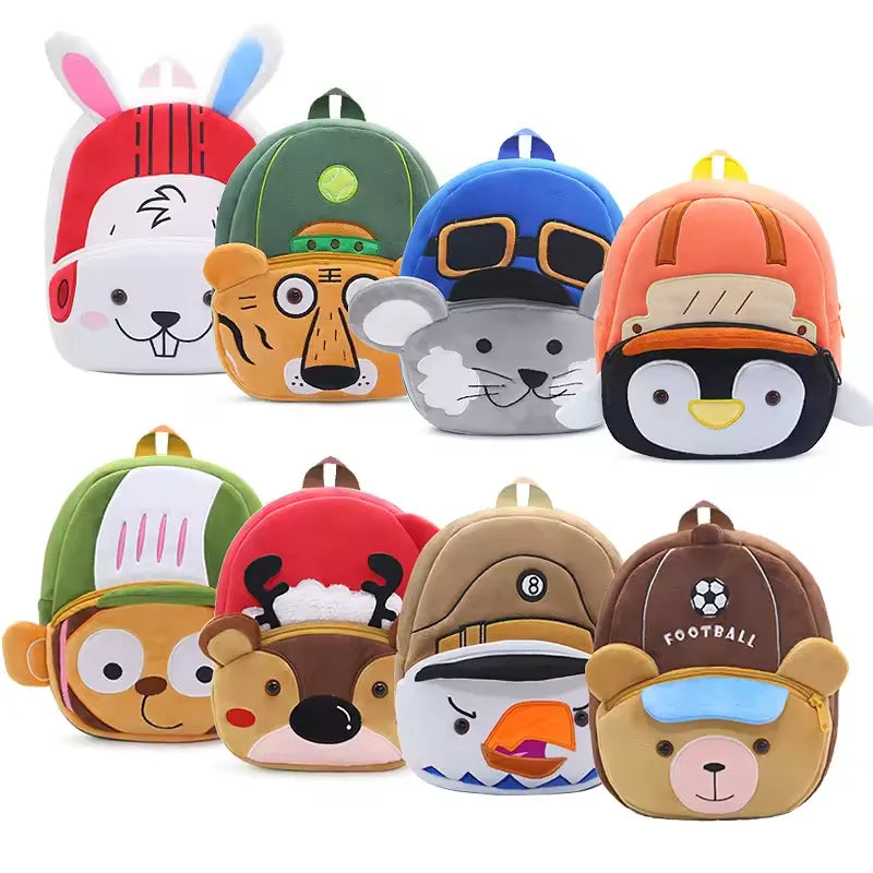 Kinder Critters Plush Animal Backpacks