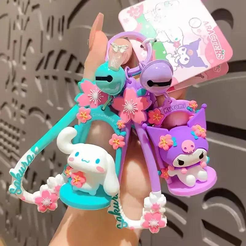 Sanliou Sakura Swing 3D Keychain