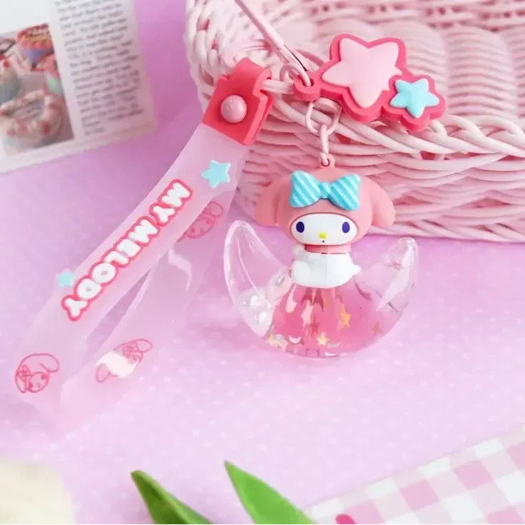 Sanliou Moonbeam Buddies Glitter Keychain