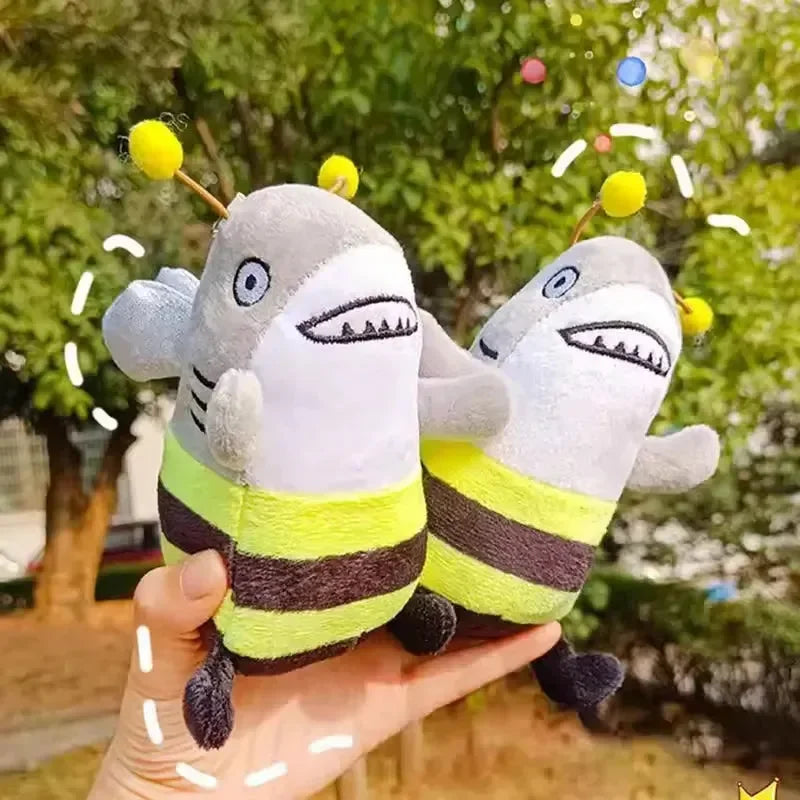 Porte-clés en peluche Buzzing Shark Buddy 