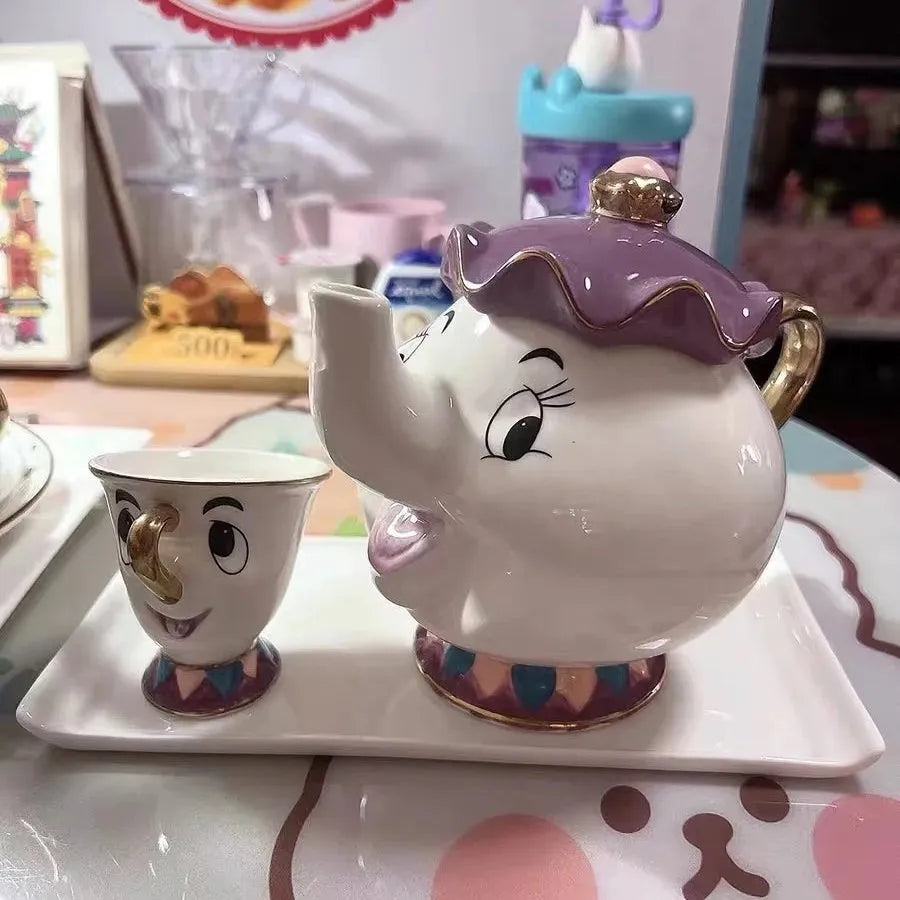 Beauty And The Beast Mrs. Potts & Chip Tea Cup - Bear Hugs