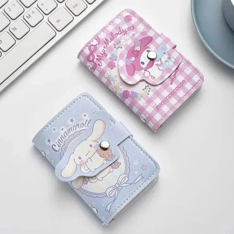 Kawaii Card Keeper Sanliou Snap Wallet