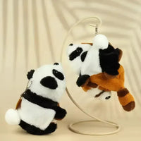 Reversible Cuddles Panda Keychain