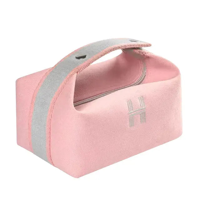 Luxe Minimal H Makeup Bag