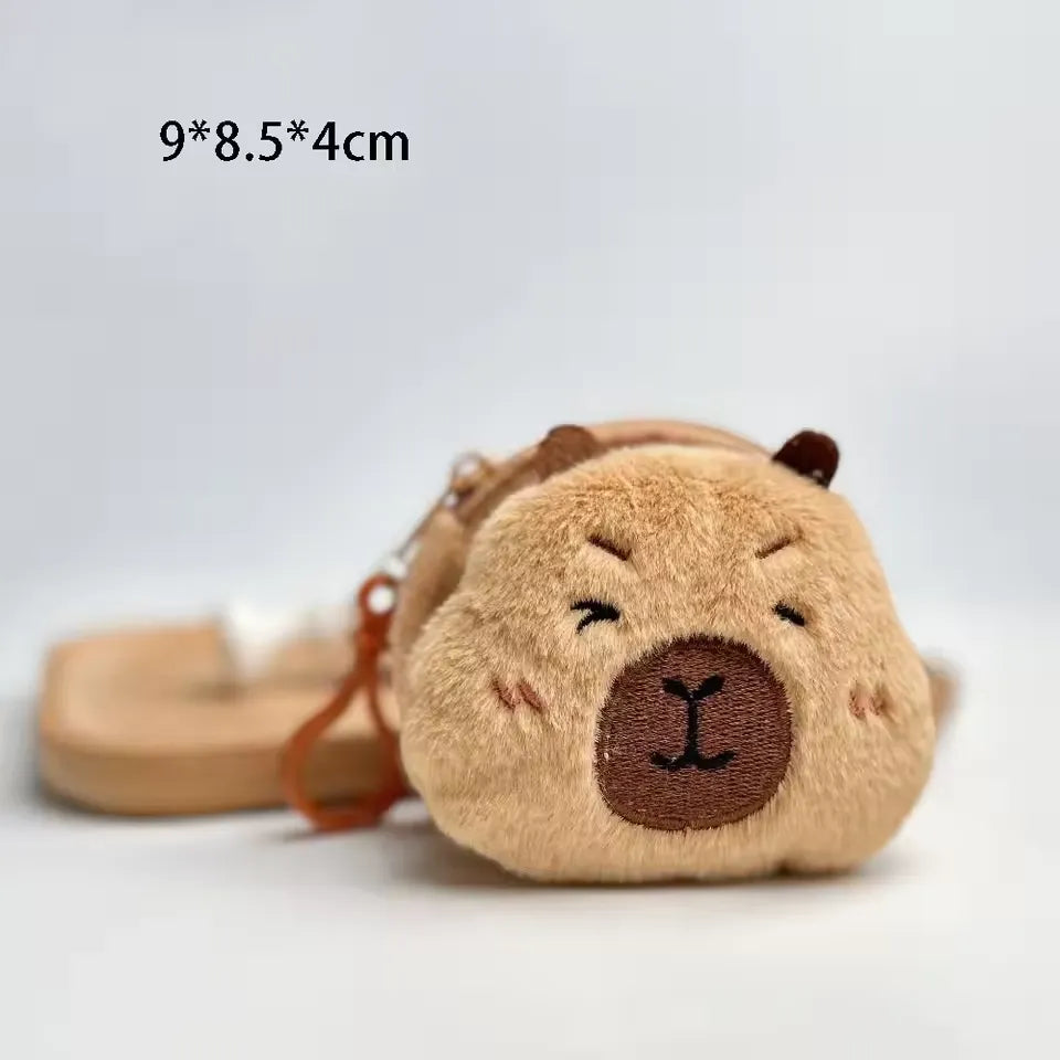 Capybara Anime Plush Coin Purse