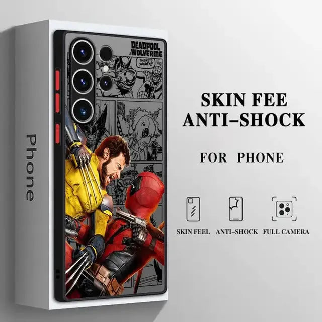 Marvel Deadpool & Wolverine Matte Phone Case (For Samsung)