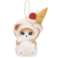 Mofusand Ice Cream Kitty Keychain