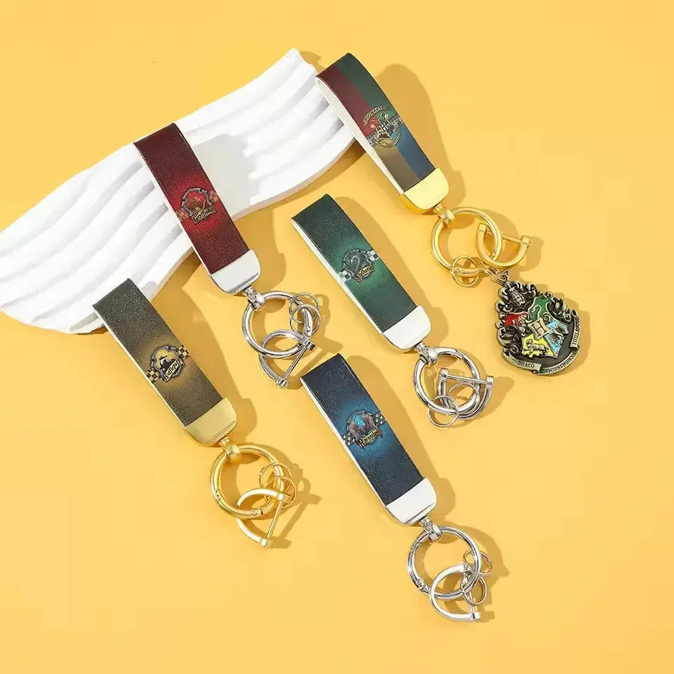 Enchanted Harry Potter Leather Keychain