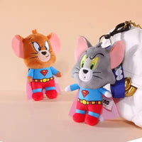 T&J Cosplay Superman Plush Keychain