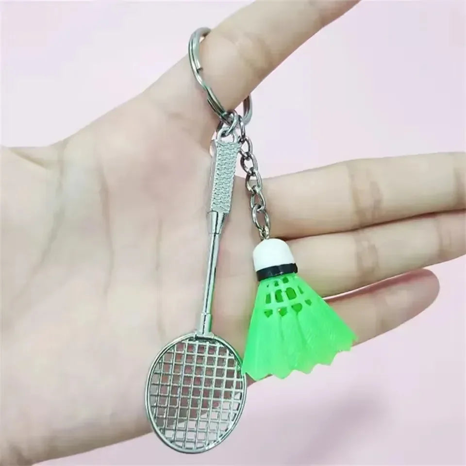 Smash Hit Badminton Racket Keychain