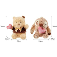 Honey Bear & Ohana Alien Choco Plushies (26 cm)