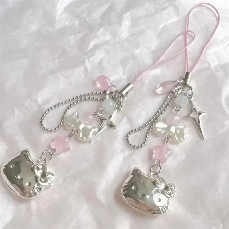 Hello Kitty Cascade Beaded Phone Charm