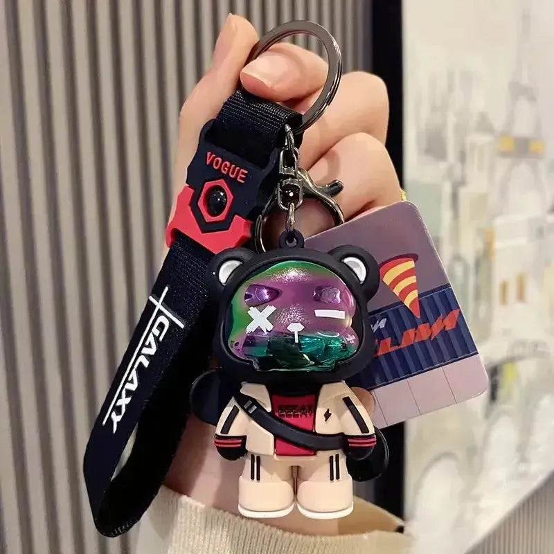 Galaxy Bear 3D Keychain