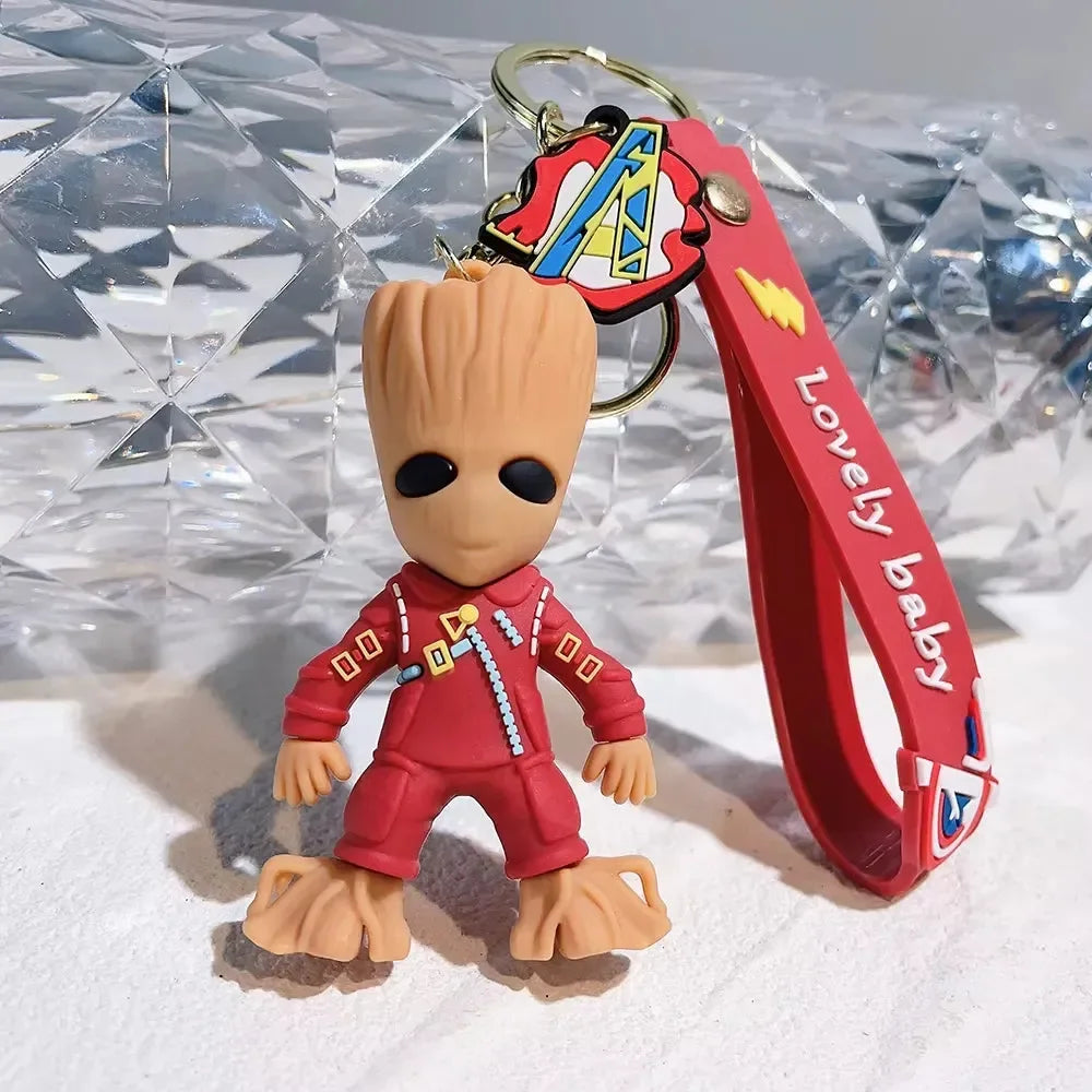 Groot Groovy Guardians Keychain