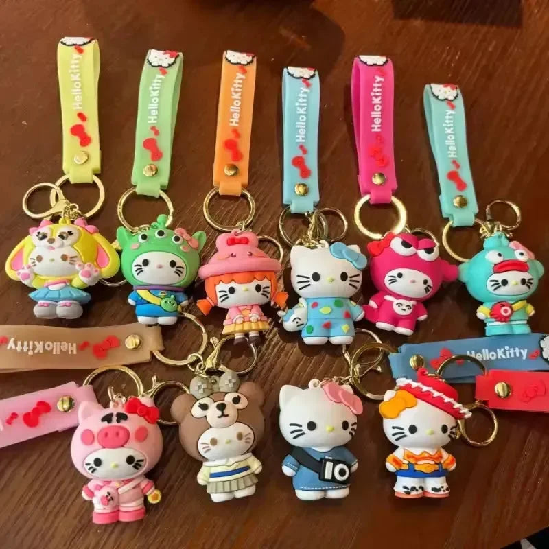 Hello Kitty Cosplay Mania Keychain