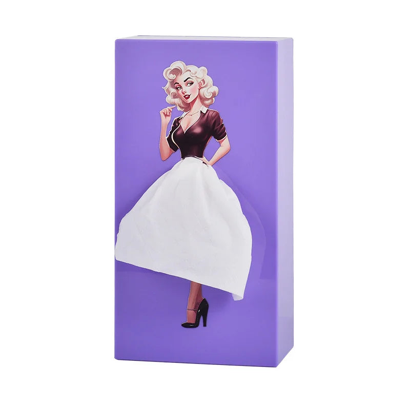 Flying Skirt Novelty Tissue Box - Bear Hugs