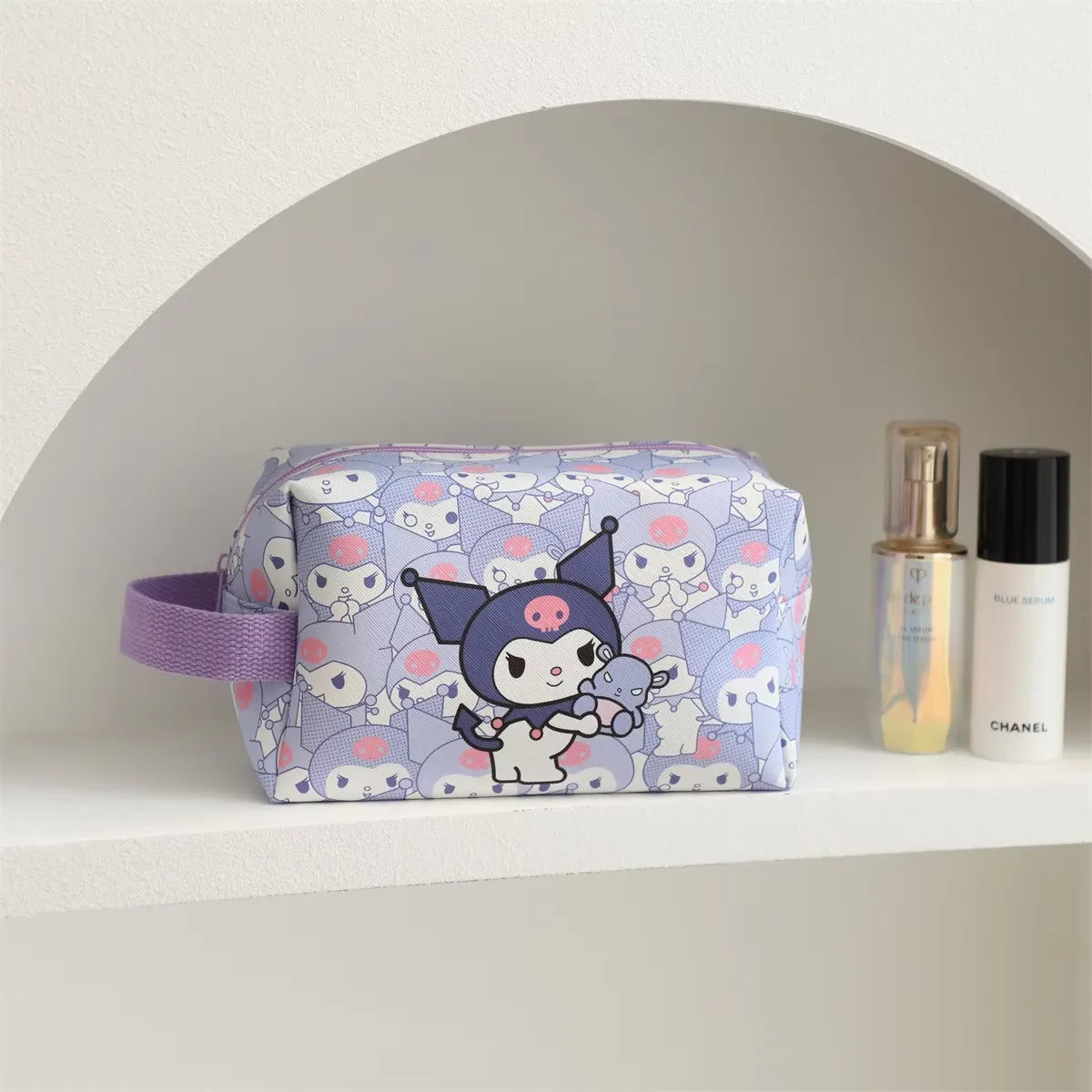 Sanrio Compact Kuromi Cosmetic Bag