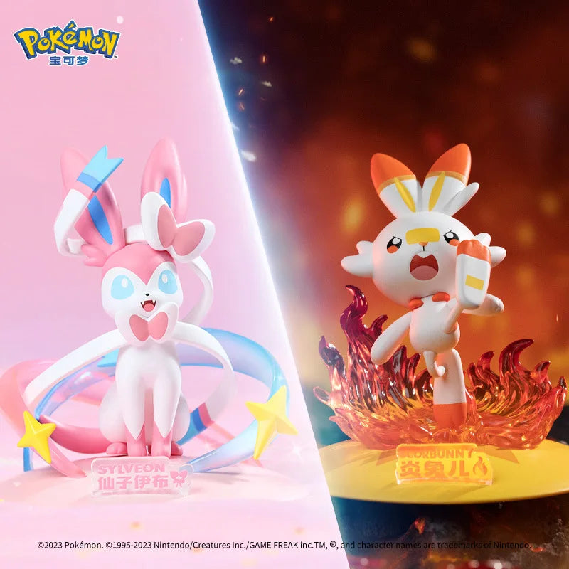 Pokemon 6 Style Genuine Lucario Pikachu Gengar Greninja Doll Model Ornament Anime Action Figure Children's Toys Birthday Gift - Bear Hugs