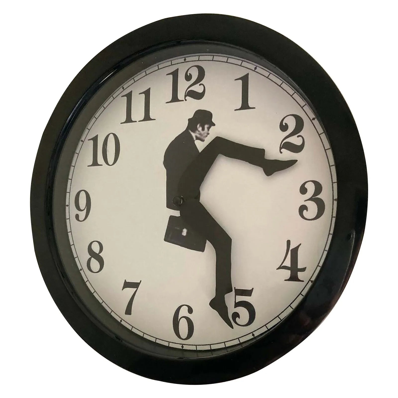 Monty Python inspired Silly Walk Wall Clock Creative Clock Walking Clock Silent Silent Clock Wall Art For Home Decor Wall Clock - Bear Hugs
