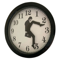 Monty Python inspired Silly Walk Wall Clock Creative Clock Walking Clock Silent Silent Clock Wall Art For Home Decor Wall Clock - Bear Hugs