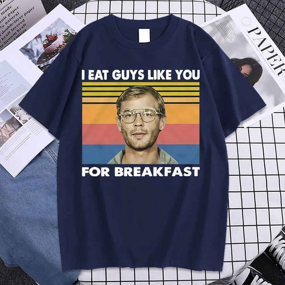 I bought a Jeffrey Dahmer T-shirt and a Vintag T-shirt for the little girl - Bear Hugs
