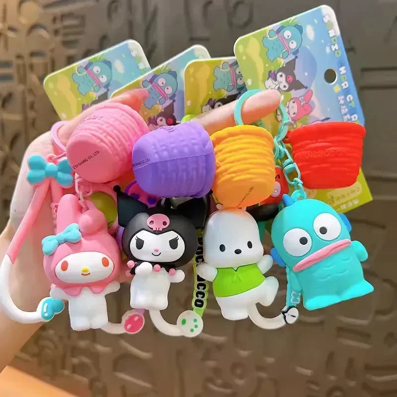 Porte-clés 3D Pot de graines Sanliou 