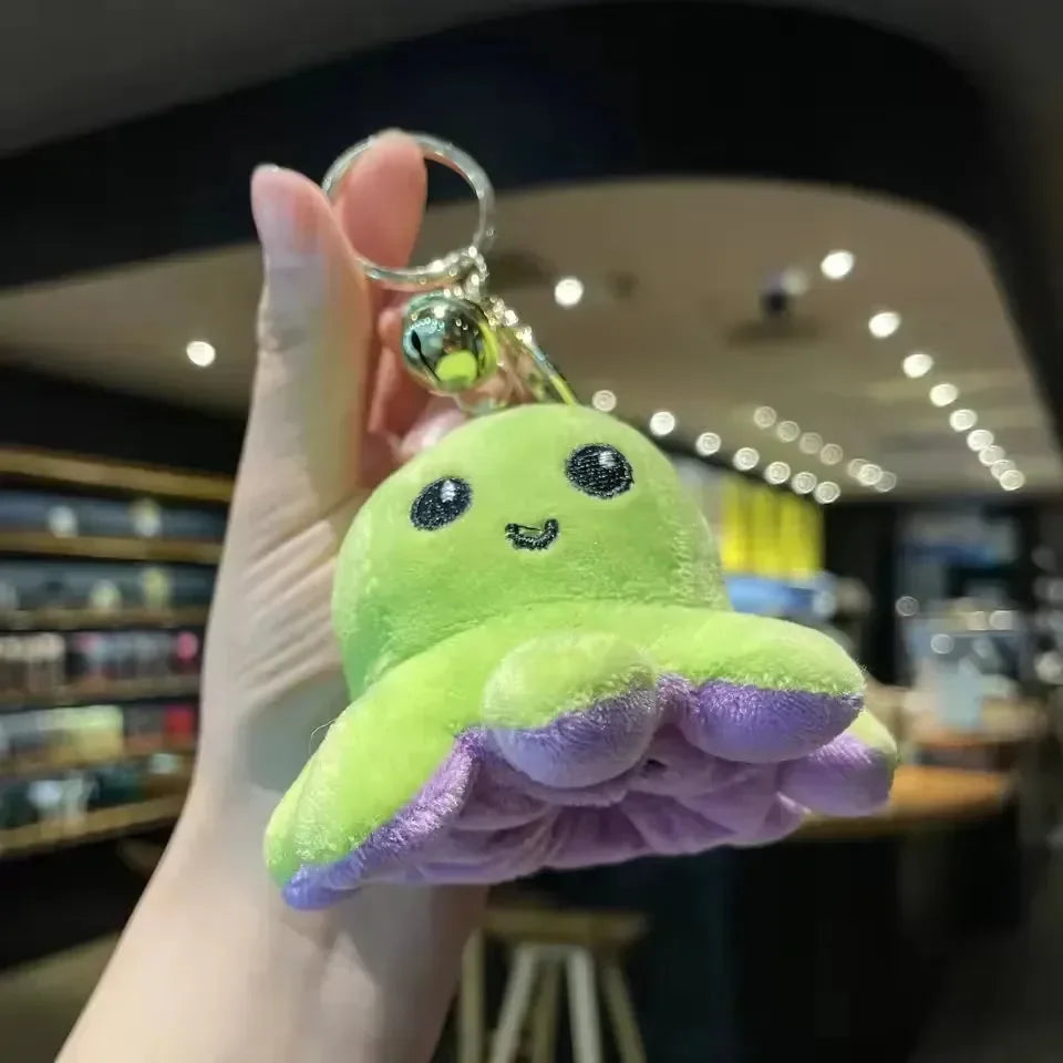 Reversible Moods Octopus Plush Keychain