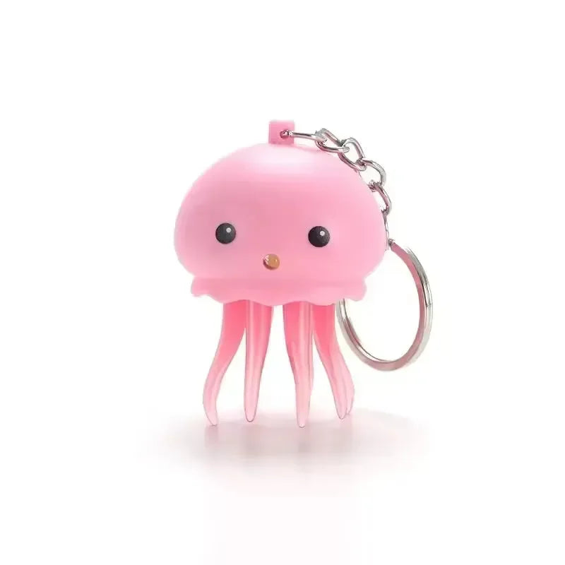 Glowing Jellyfish Keychain