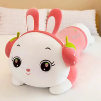 Strawberry Headphone Bunny Long Pillow (60 cm)