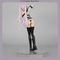 18.5cm Anime Collectible Figure - Frieren Beyond Journey'S End Casual Striped Outfit Victory Pose Pvc Model Statue Desktop Gift - Bear Hugs