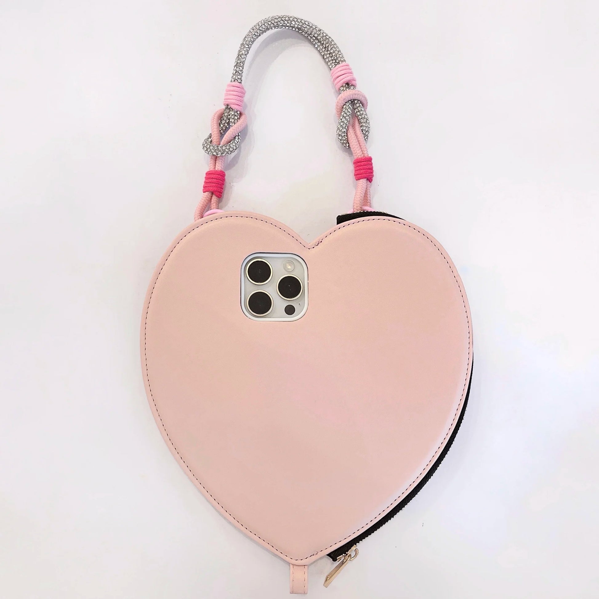 Heartfelt Feline Luxe Coin Purse Phone Case (For iPhones)