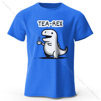Tea-Rex Dinosaur Cotton T-Shirt