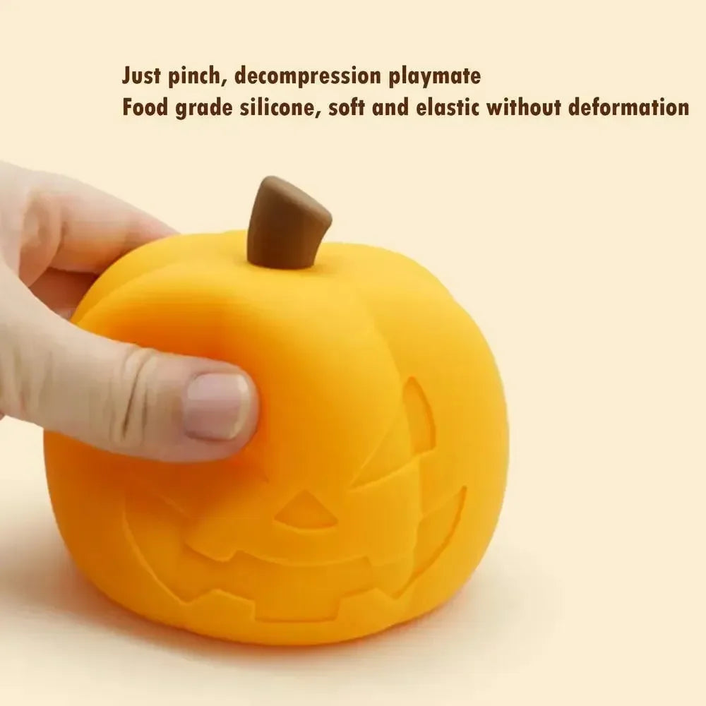 Spooky Pumpkin Silicon Night Lamp