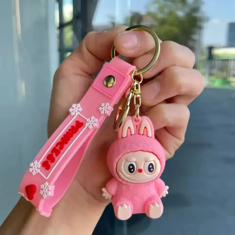 Princess Perch Labubu 3D Keychain