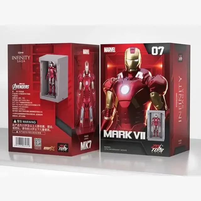 Iron Man Mark 1 to Mark 85 Garage Style Suits