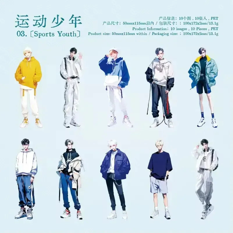 Star-Powered BTS Sticker Pack (10 Pcs)