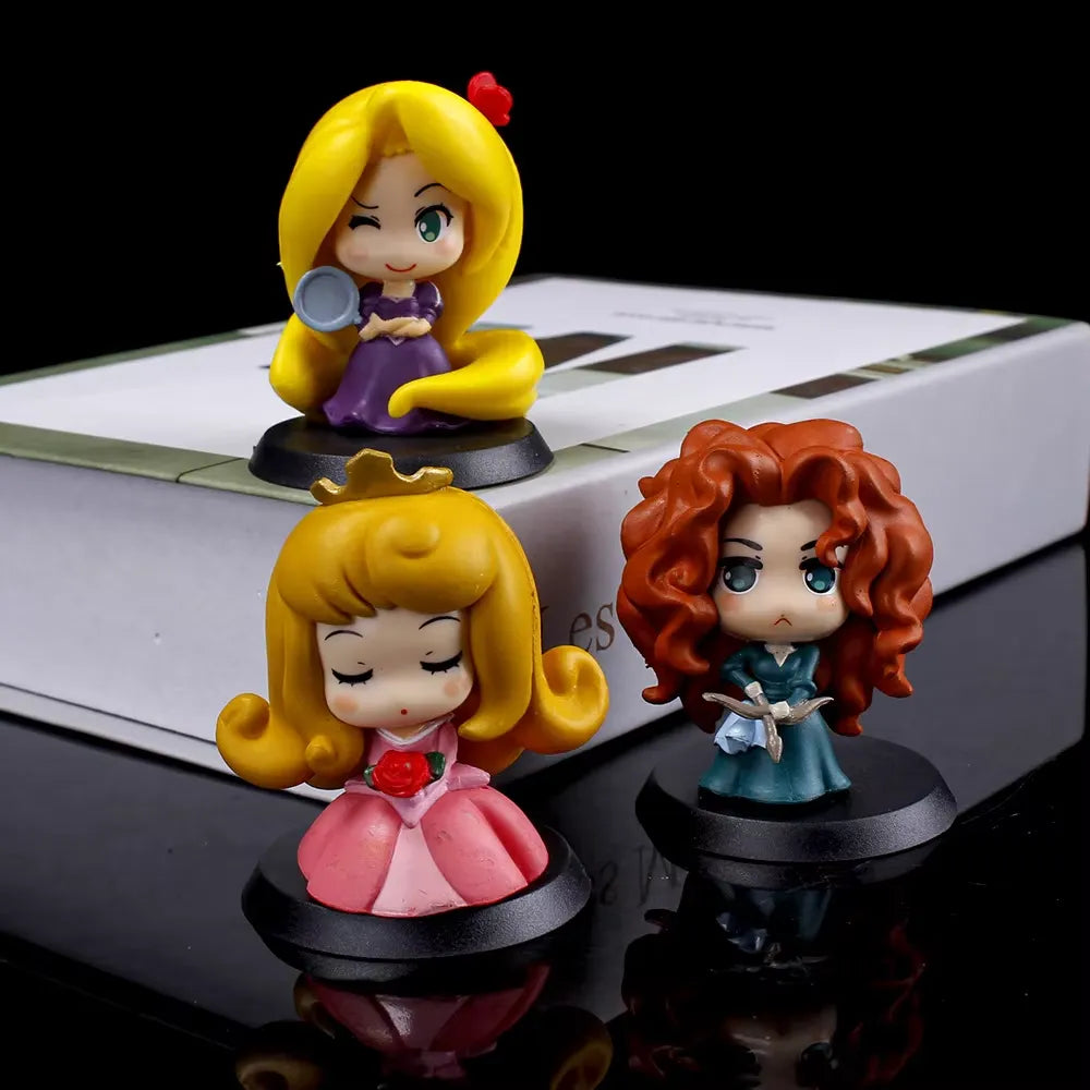 Disney Princess Q-Version Action Figure Set