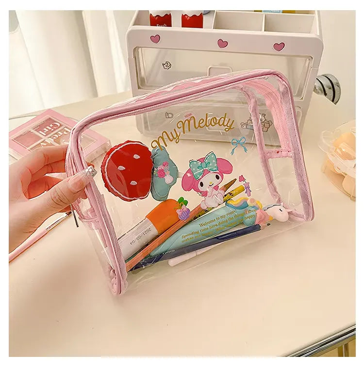 Sanrio Transparent Makeup Bag