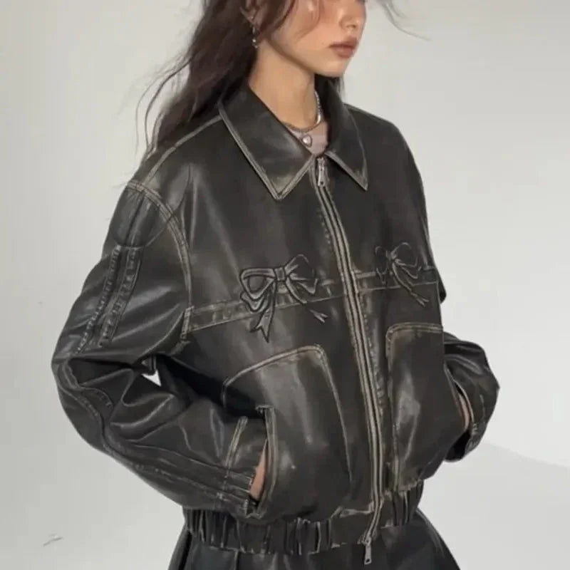 Moto Rebel Leather Jacket
