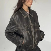 Moto Rebel Leather Jacket