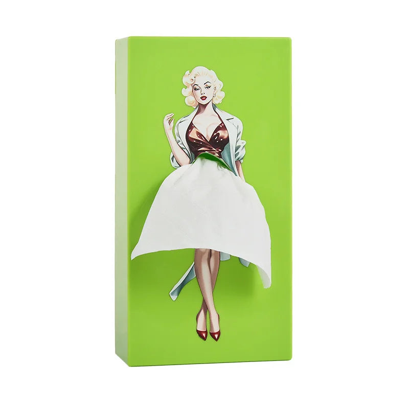 Flying Skirt Novelty Tissue Box - Bear Hugs