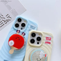 Sporty Tennis Racquet Phone Case (For iPhones)