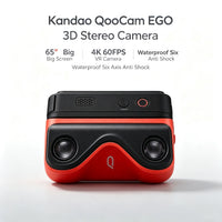 Kandao QooCam EGO 3D Stereo VR Camera 4K 60FPS 65 Inch Large Screen Waterproof 6-Axis Anti-Shake Digital Sports Camera - Bear Hugs
