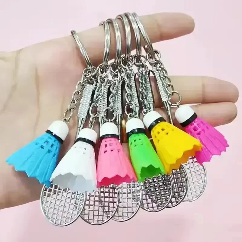 Smash Hit Badminton Racket Keychain
