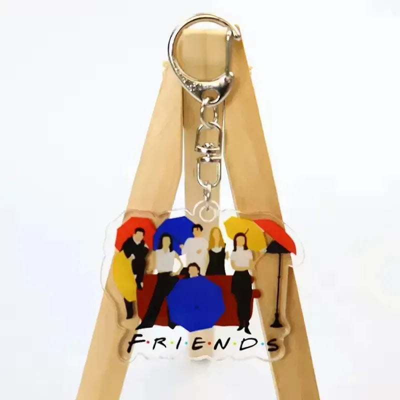 Nostalgic Friends TV Show Keychains