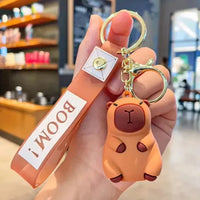 Cute Capybara 3D Keychain