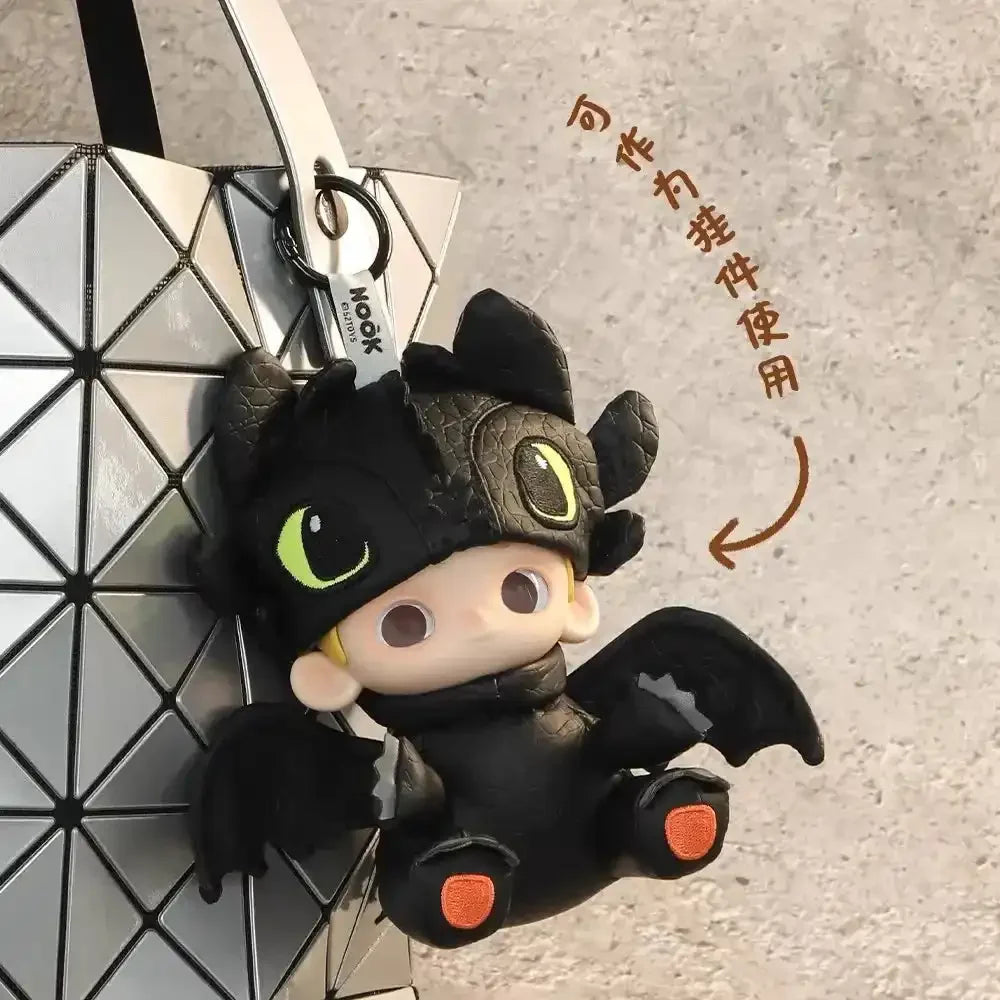 52Toys NOOC Night Fury Dragon Keychain