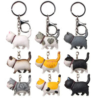 Happy Strides Walking Kitty Keychain