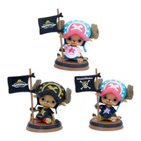 One Piece Chopper With Flag Action Figure (9 cm)