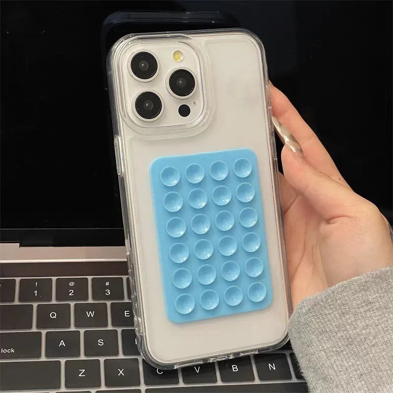 Suction Cup Transparent Case (For iPhones)